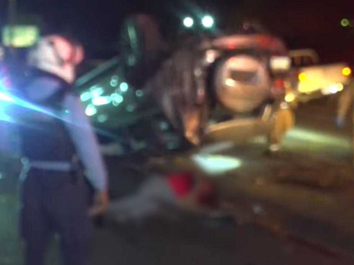 El carro cayó desde un puente: así ocurrió el accidente en Toncontín que dejó dos menores muertos