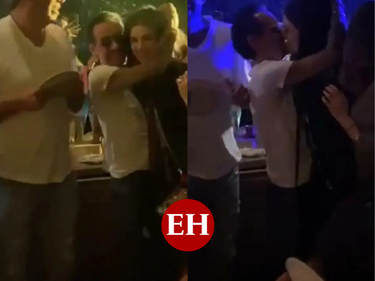 Captan a Marc Anthony y a Nadia Ferreira besándose en México