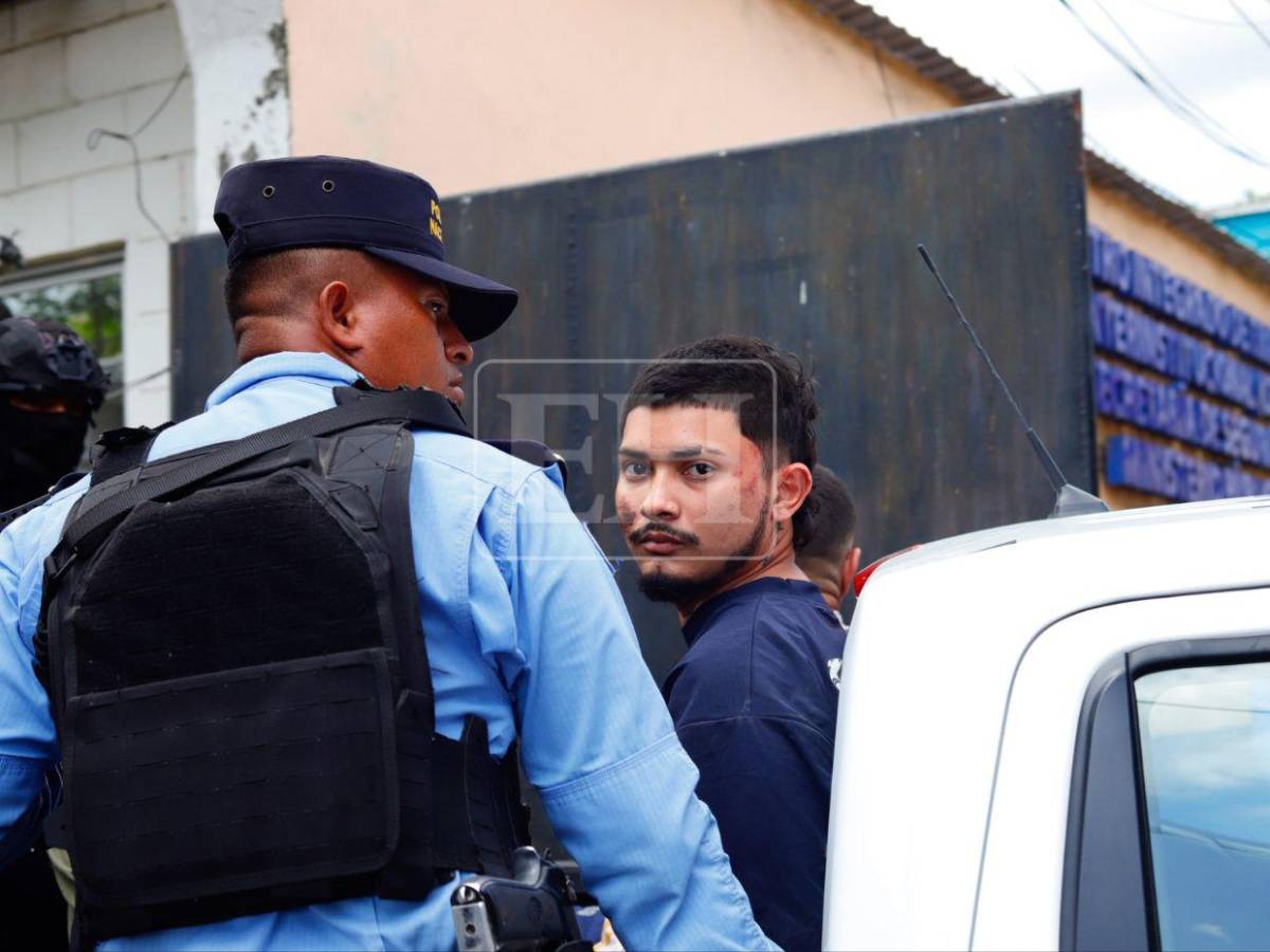Trasladan a cárcel de máxima seguridad a 6 presuntos pandilleros capturados en San Pedro Sula