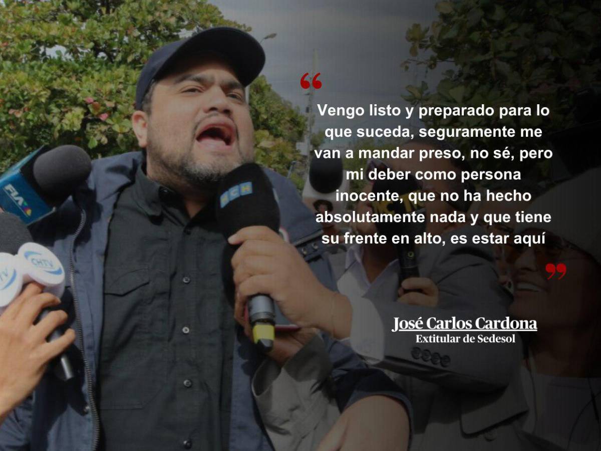 Las explosivas frases de José Carlos Cardona tras su entrega voluntaria en la Corte Suprema