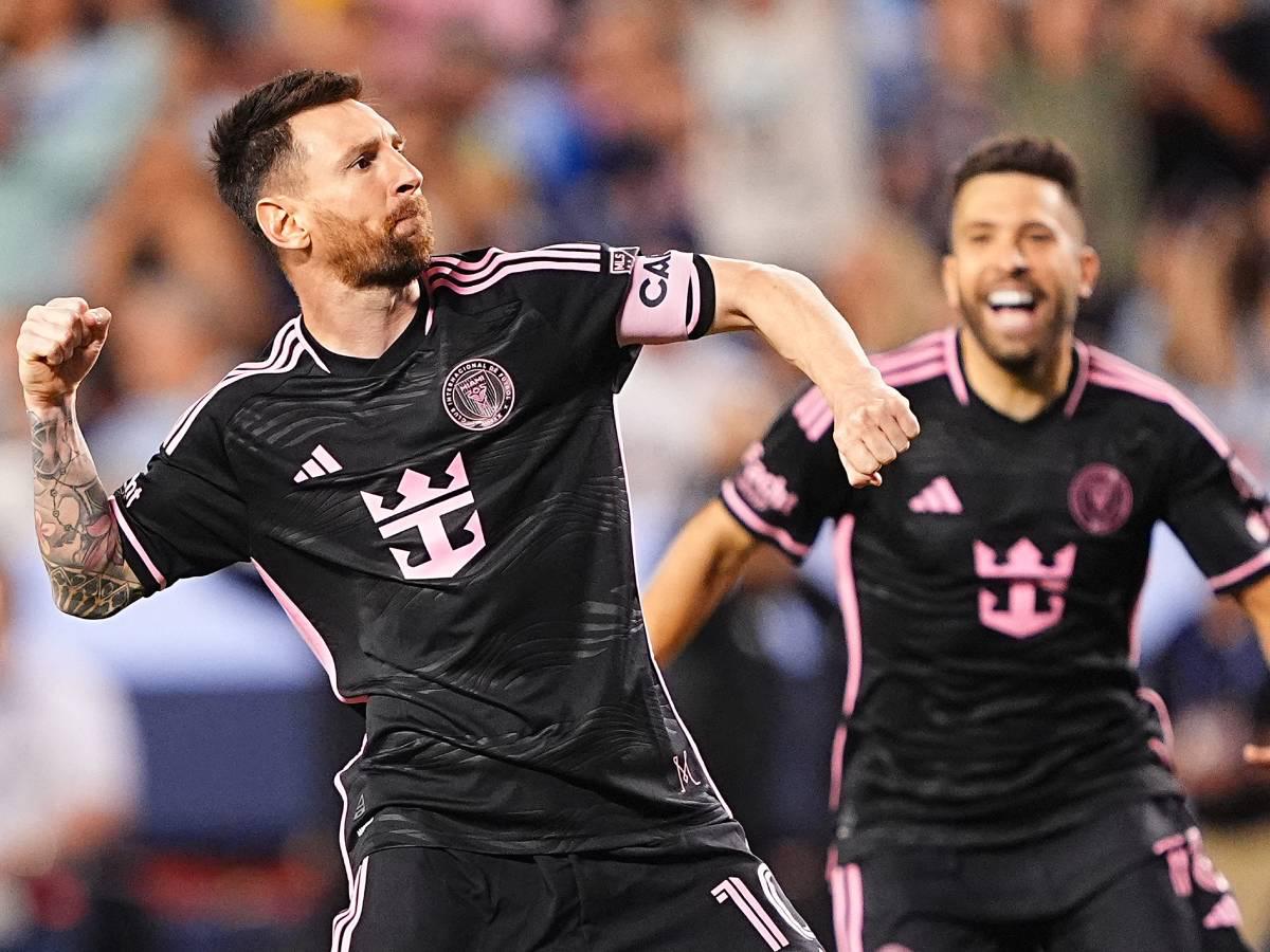 Inter Miami triunfa ante Kansas City con asistencia de David Ruiz a Messi