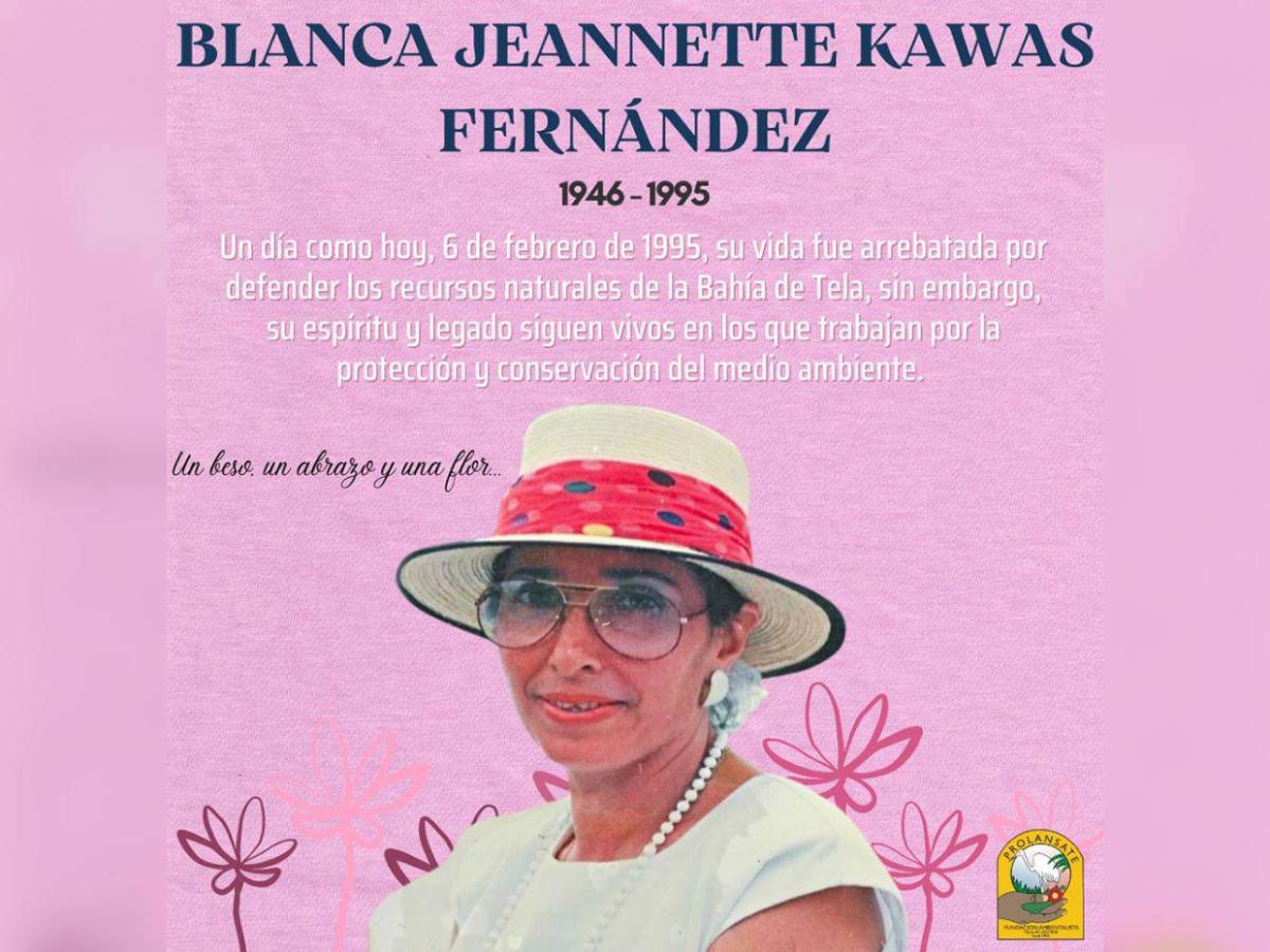 A 30 años de su asesinato, instalan monumento de la ecologista Jeannette Kawas en Tela