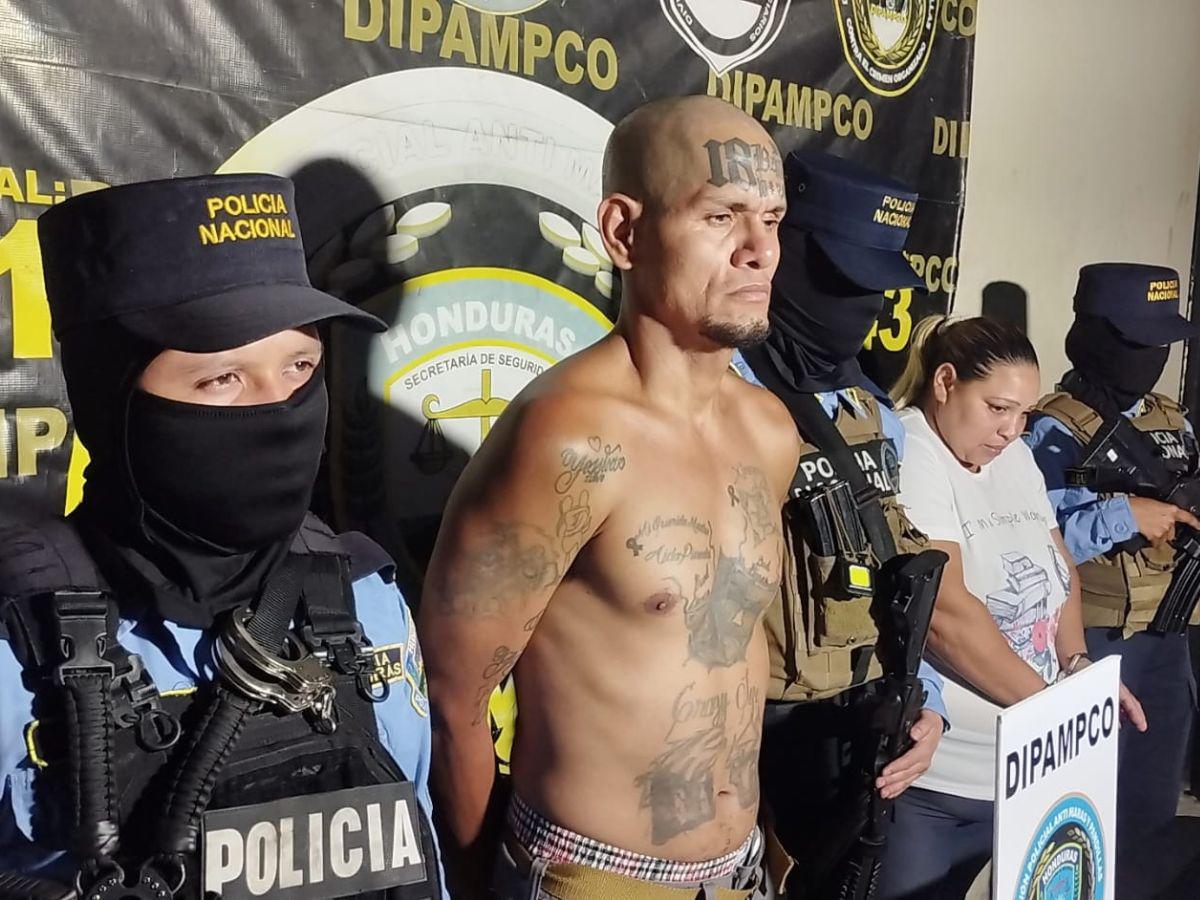 Alias “Dog Sta”, temido miembro de la Pandilla 18, capturado en la colonia Óscar A. Flores