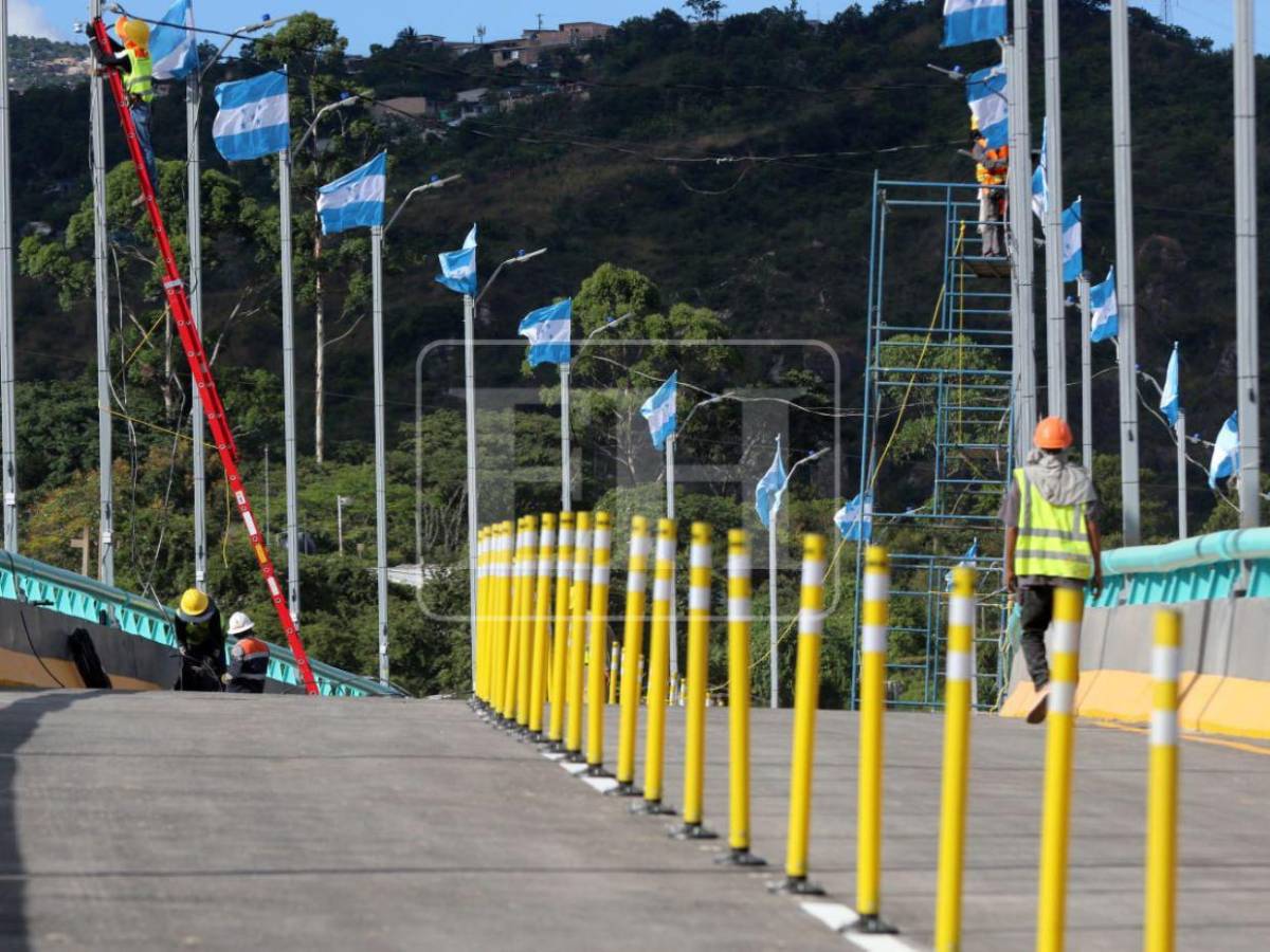 Así luce el carril inaugurado de lo que será el paso a desnivel Papa Francisco