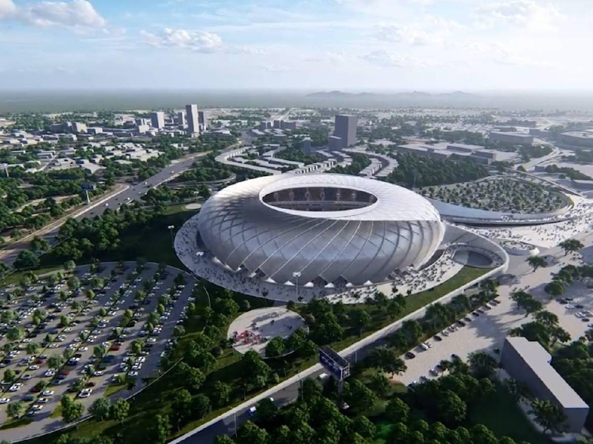 El Salvador hace historia: Así avanza la construcción del estadio más grande de Centroamérica