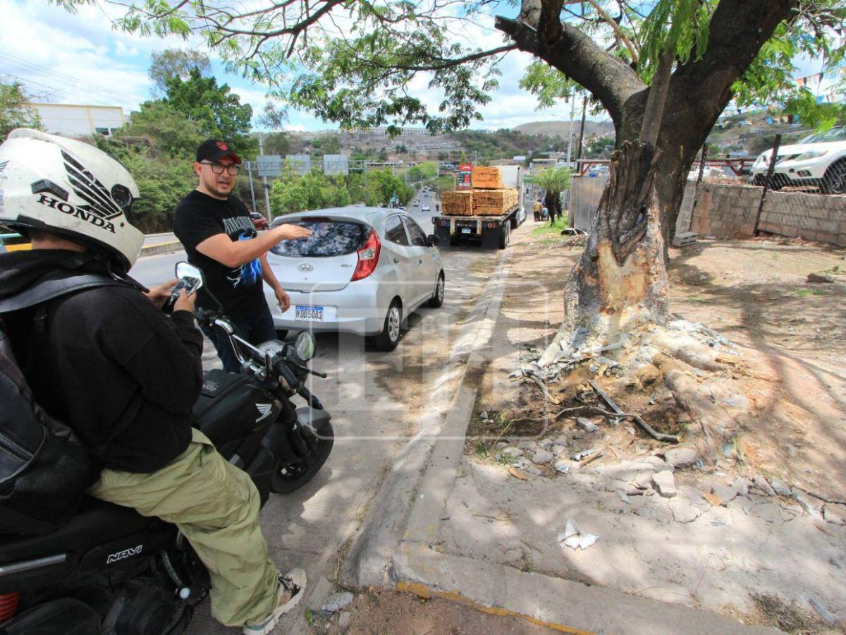 Solo escombros: la escena del accidente donde Hernán Martínez perdió la vida