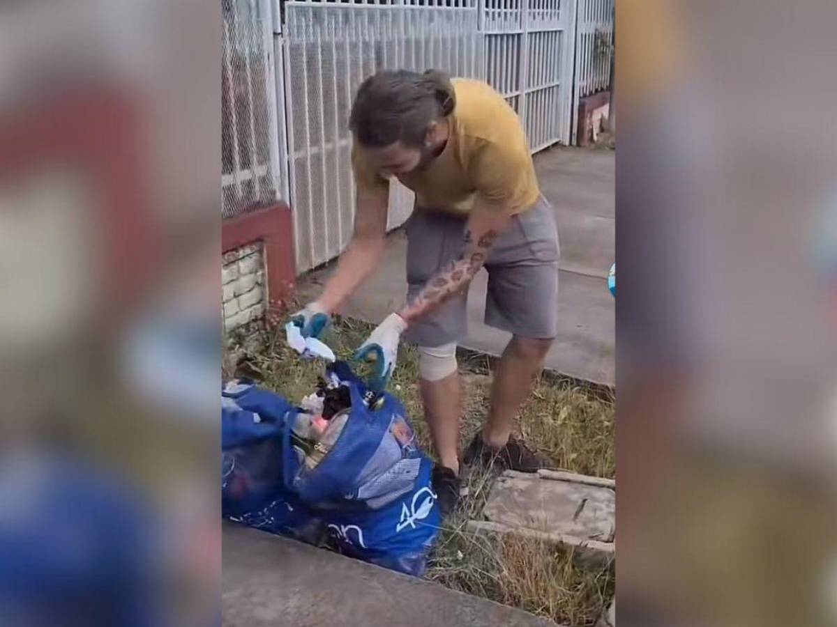 ¿Quiénes son Mikaela y Jirka, turistas que recorren Honduras y recolectan basura?