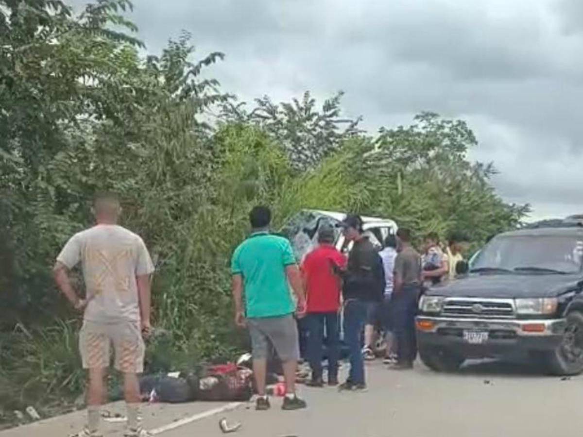Revelan nombres de las cuatro personas fallecidas en accidente en Nueva Arcadia, Copán