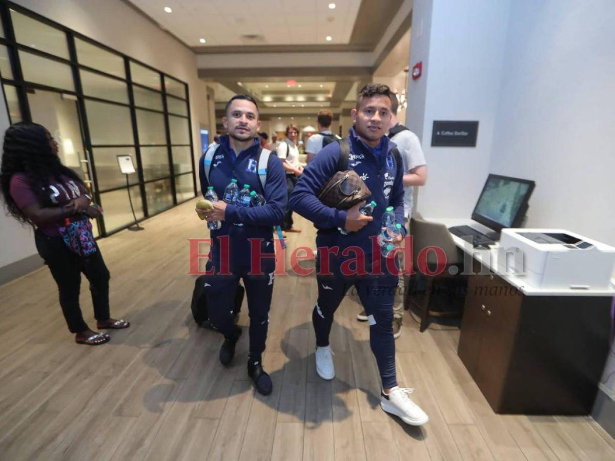 Selección de Honduras llega a Miami para medirse a Argentina