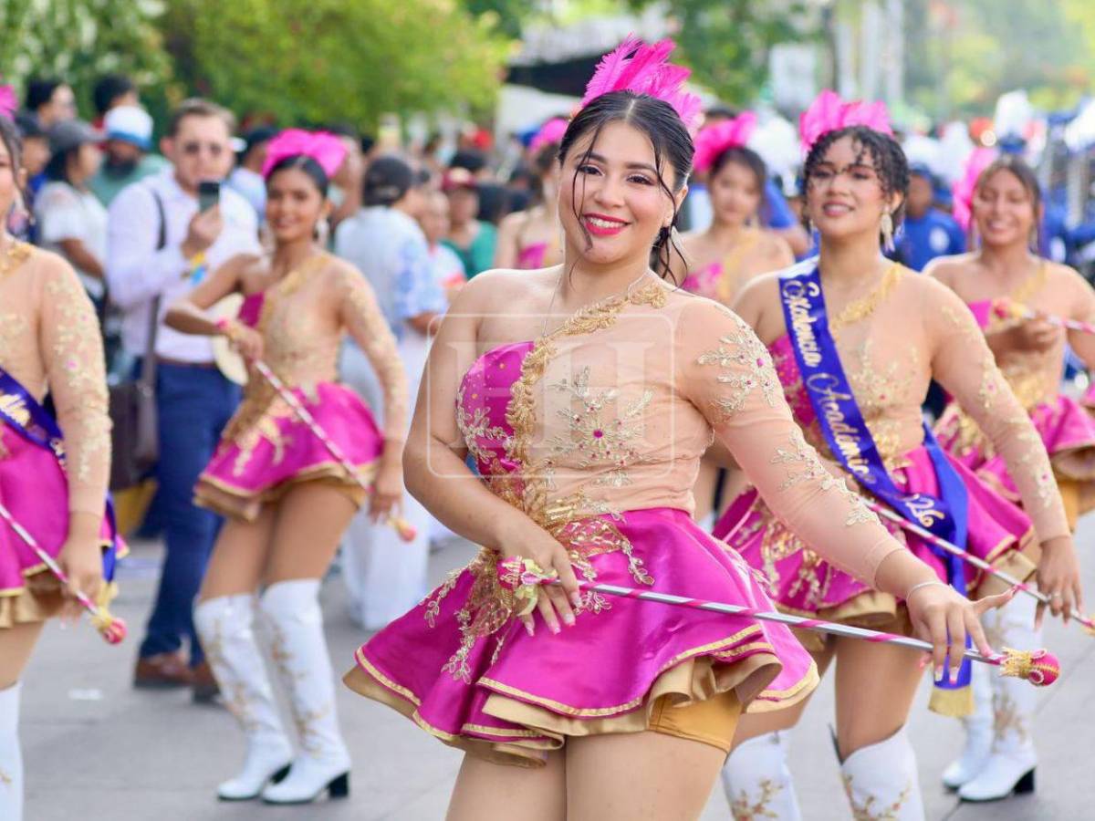Colores vibrantes, alegría y orgullo patrio llenan las calles de Honduras este 15 de septiembre
