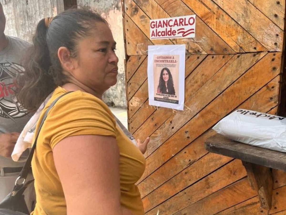 ¿Has visto a Yorleni Alas? Lo último que se sabe de su desaparición en Puerto Cortés