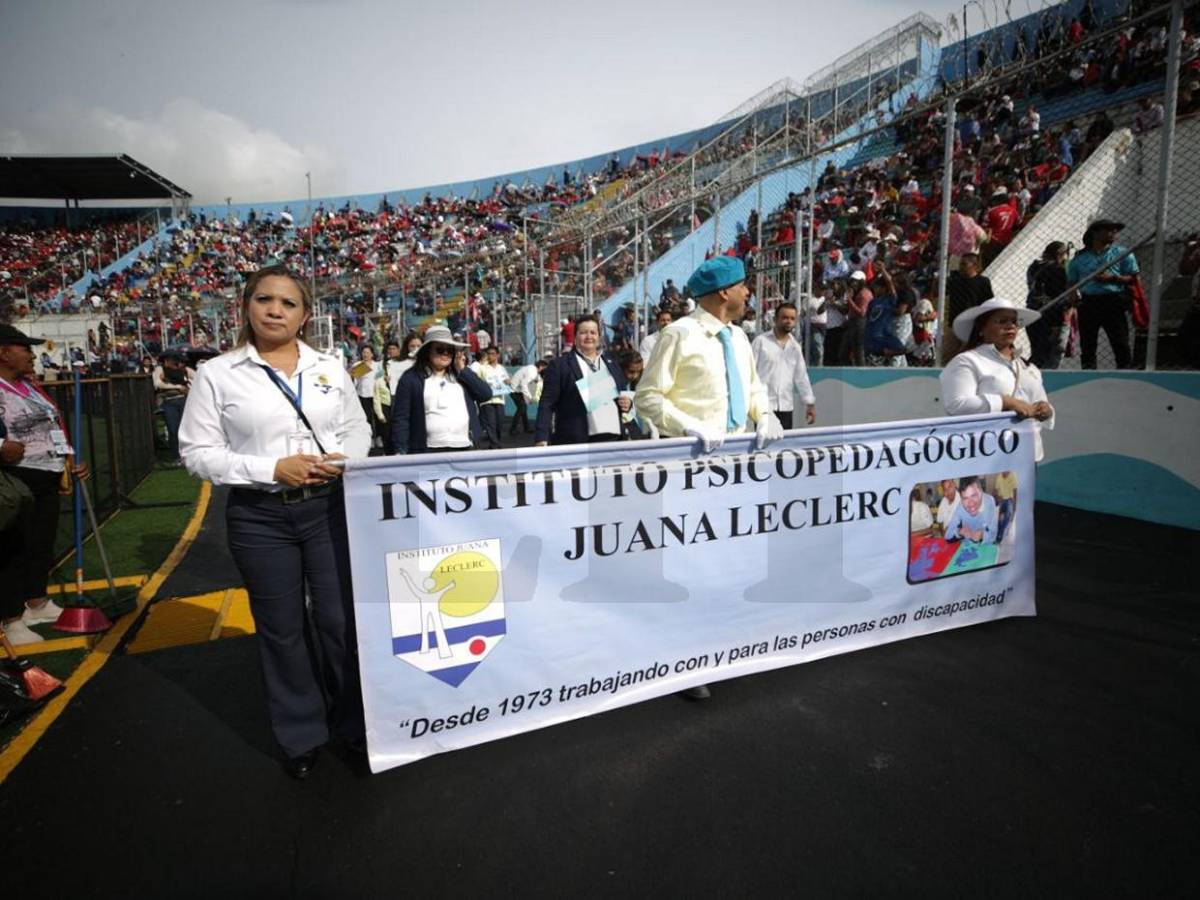 Con orgullo y patriotismo, niños promueven una Honduras inclusiva, solidaria y justa