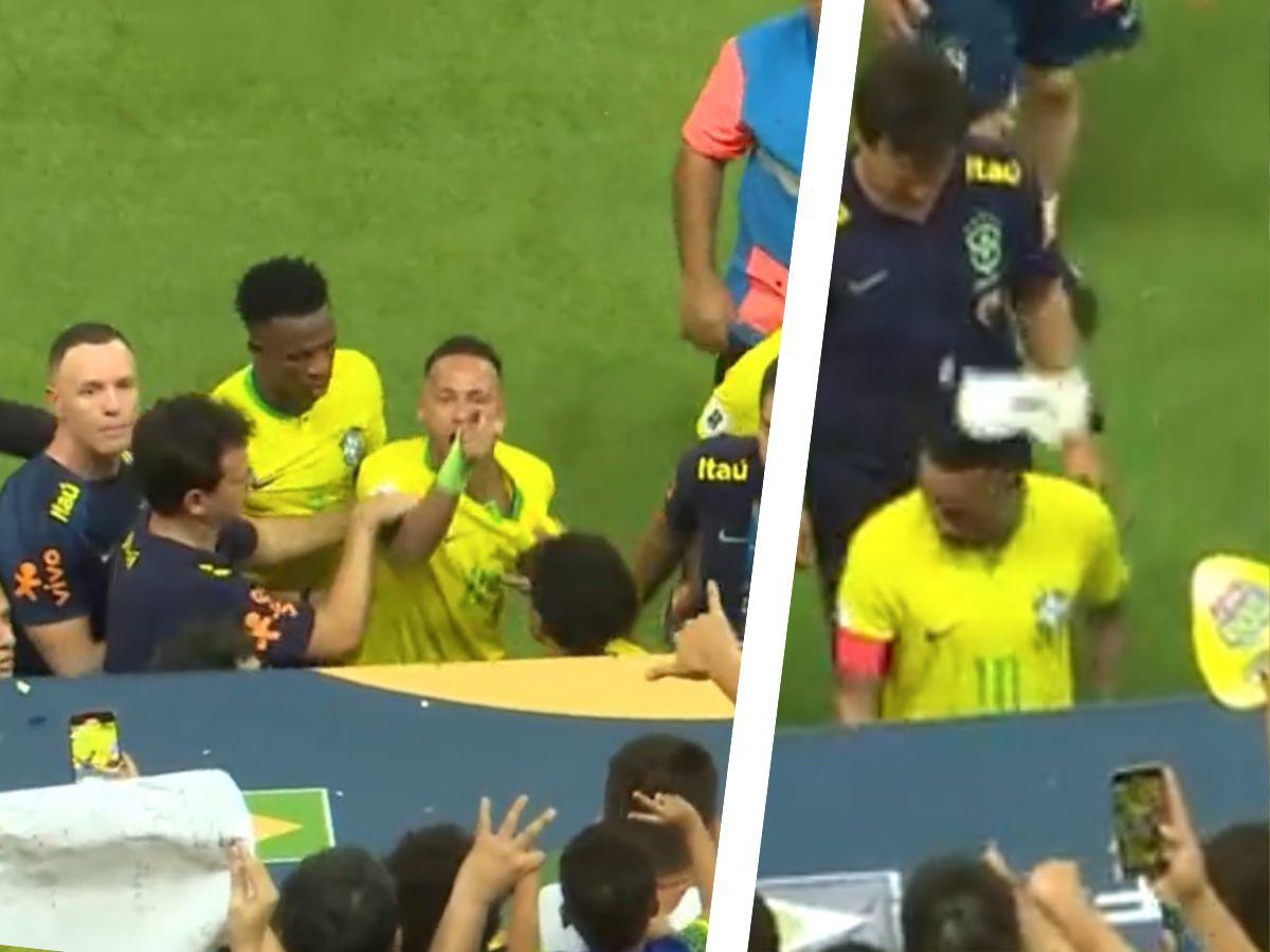 Aficionado ataca a Neymar luego de sorpresivo empate entre Brasil y Venezuela
