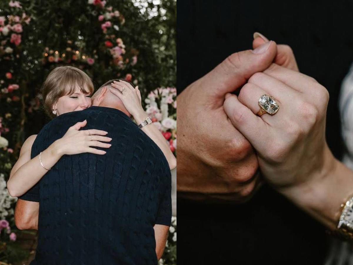 Rodeado de rosas y muy romántico: así le pidió matrimonio Travis Kelce a Taylor Swift