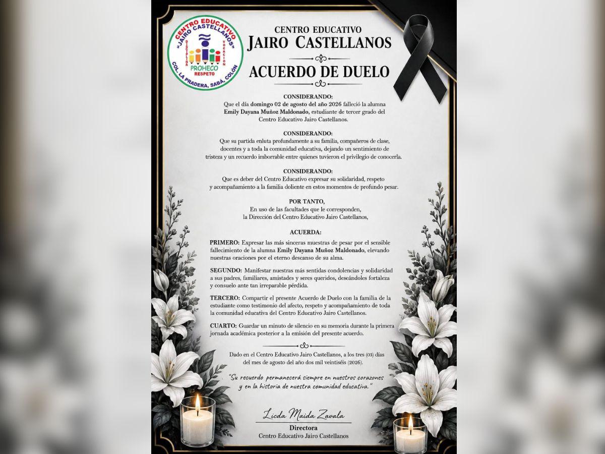 Salió en su bicicleta y fue encontrada embolsada: caso de Emily, de 9 años, en Tocoa, Colón