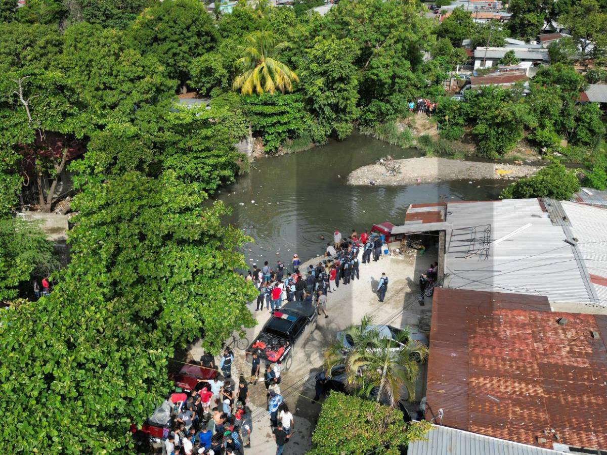 Así fue el rescate del policía que murió por salvar a niño en San Pedro Sula