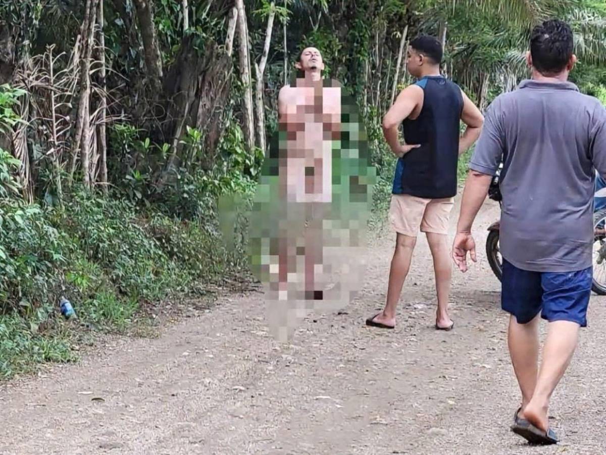Hombre corría desnudo por las calles tras matar a machetazos a un niño en Colón