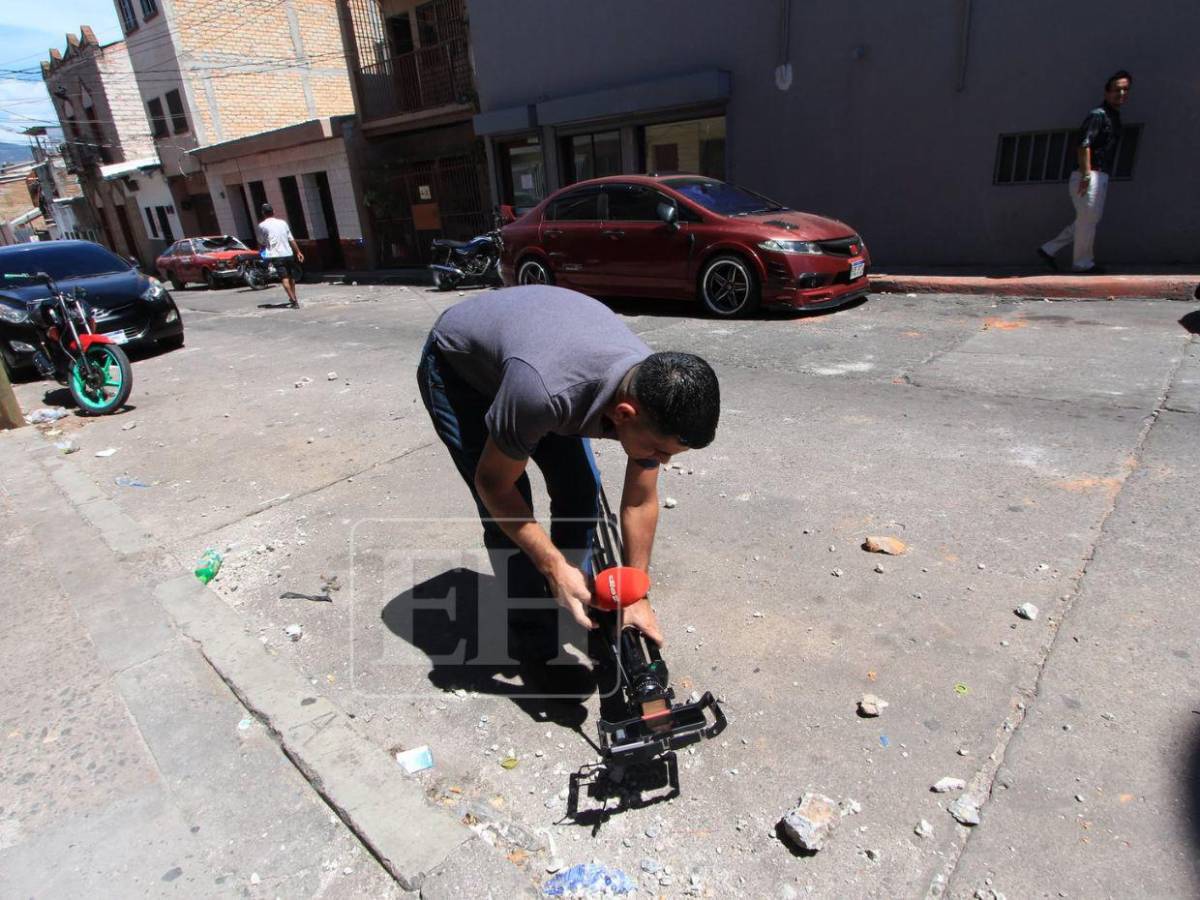 Así quedaron los alrededores del Estadio Nacional tras enfrentamiento en el clásico