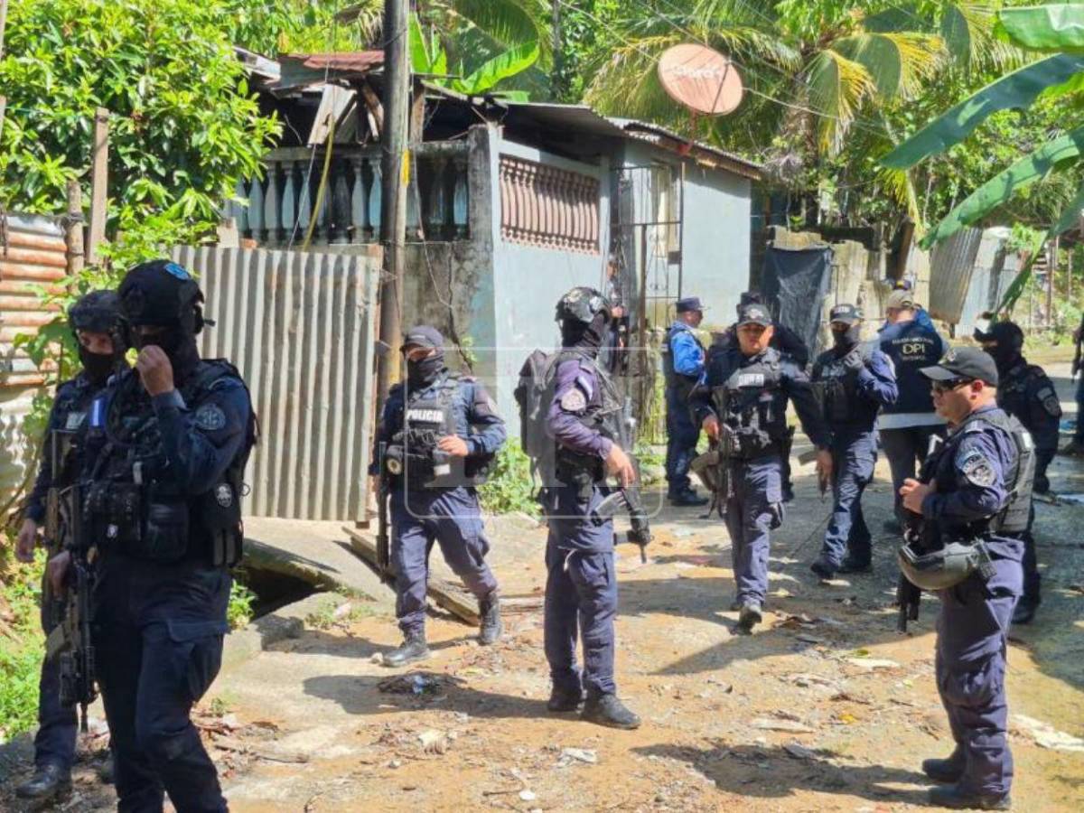 En fotos: así es la casa donde mataron a cuatro primos en La Ceiba