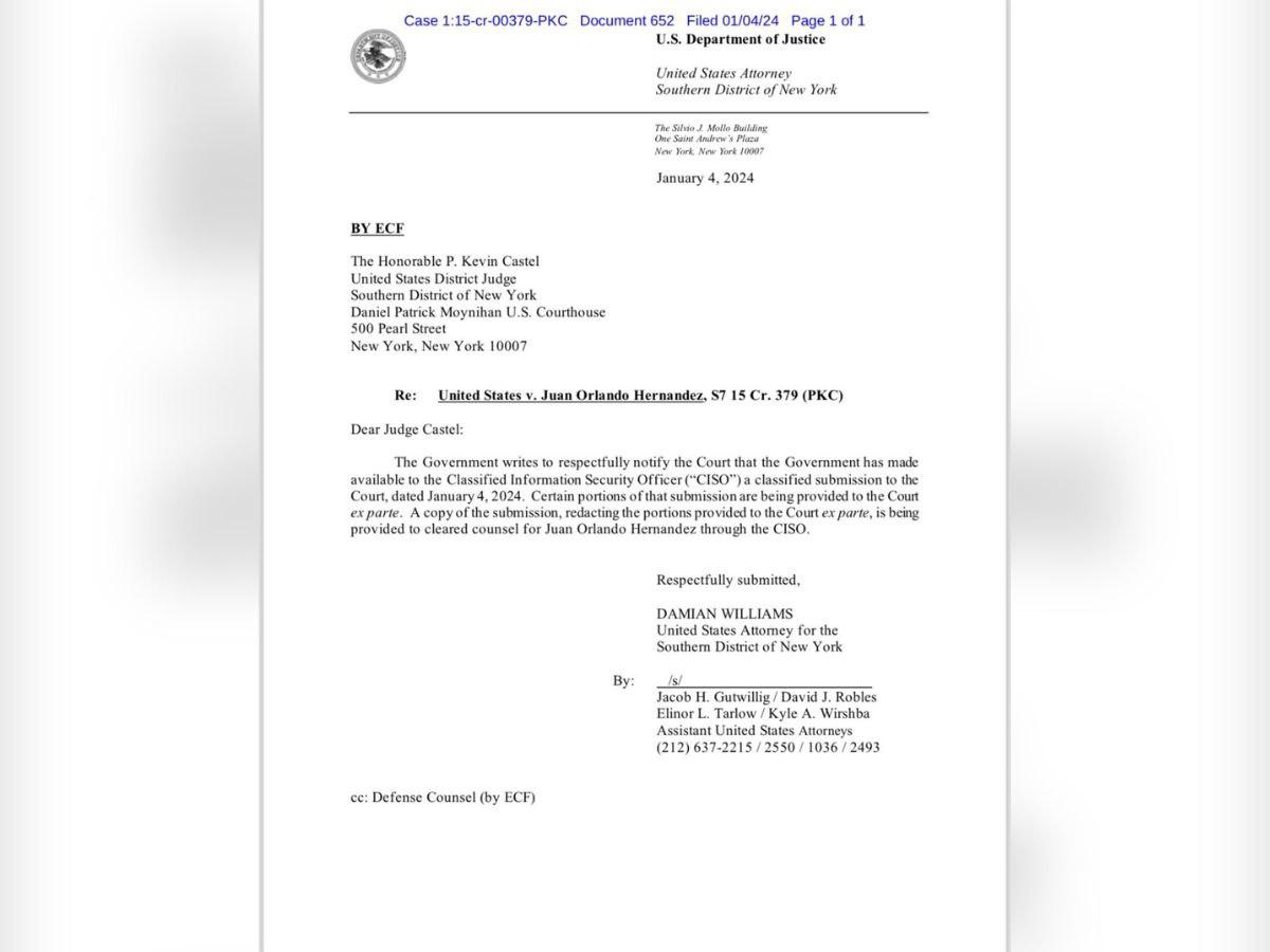 En directo: Juicio de Juan Orlando Hernández