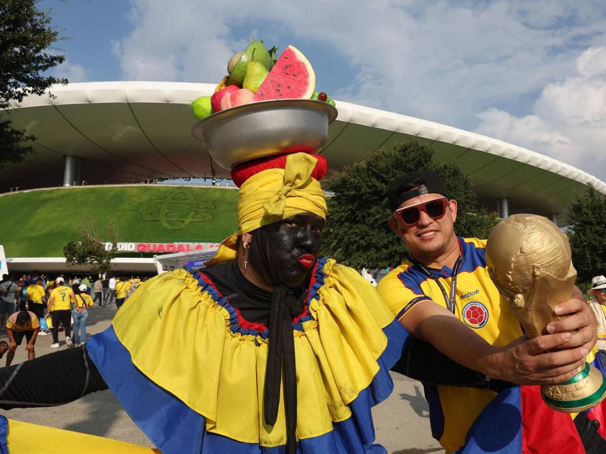 La colorida previa de Colombia ante RD Congo por la clasificación anticipada