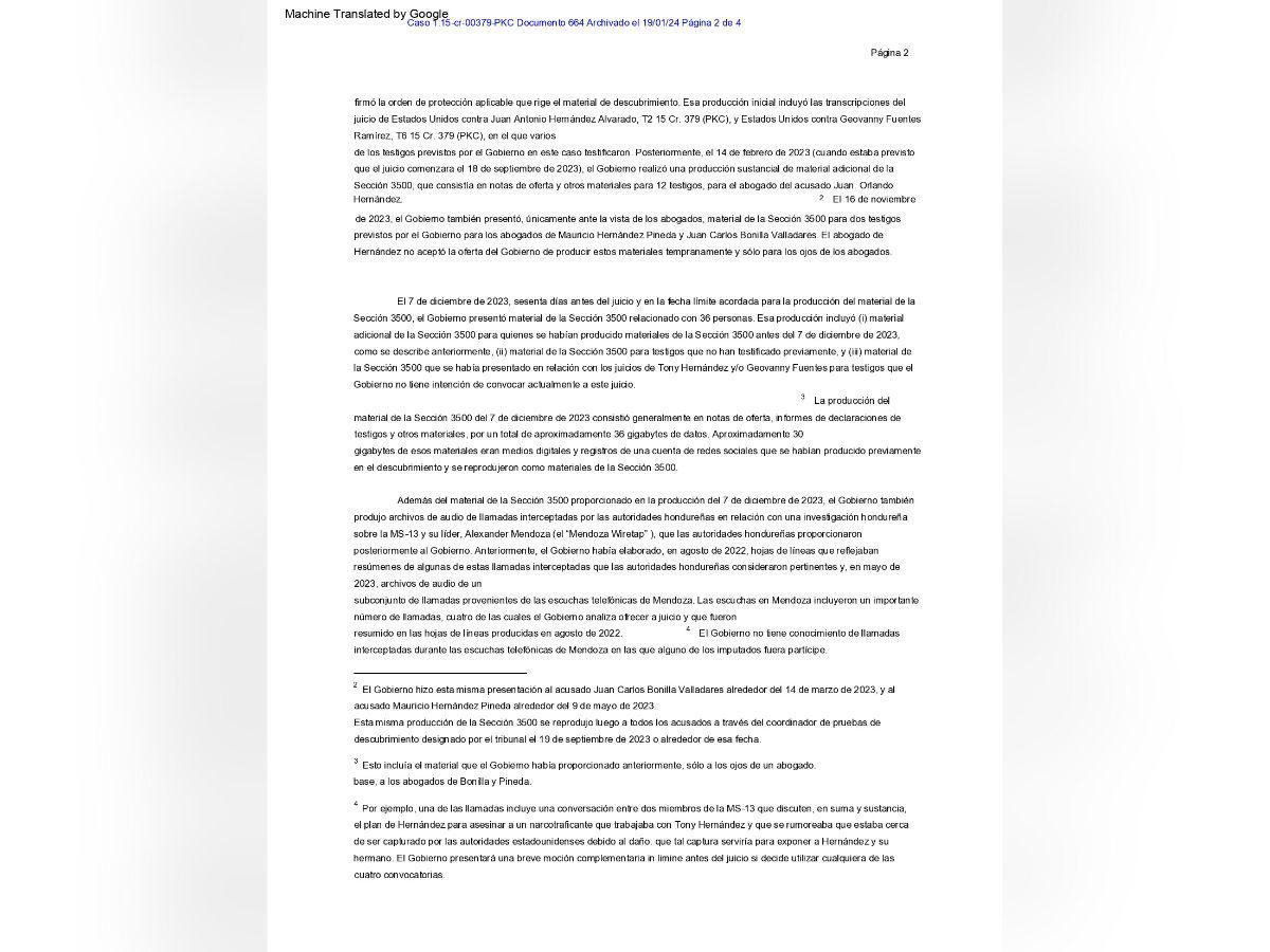 En directo: Juicio de Juan Orlando Hernández