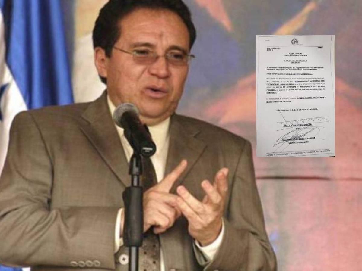 Exministro Enrique Flores Lanza obtiene carta de libertad por Ley de Amnistía
