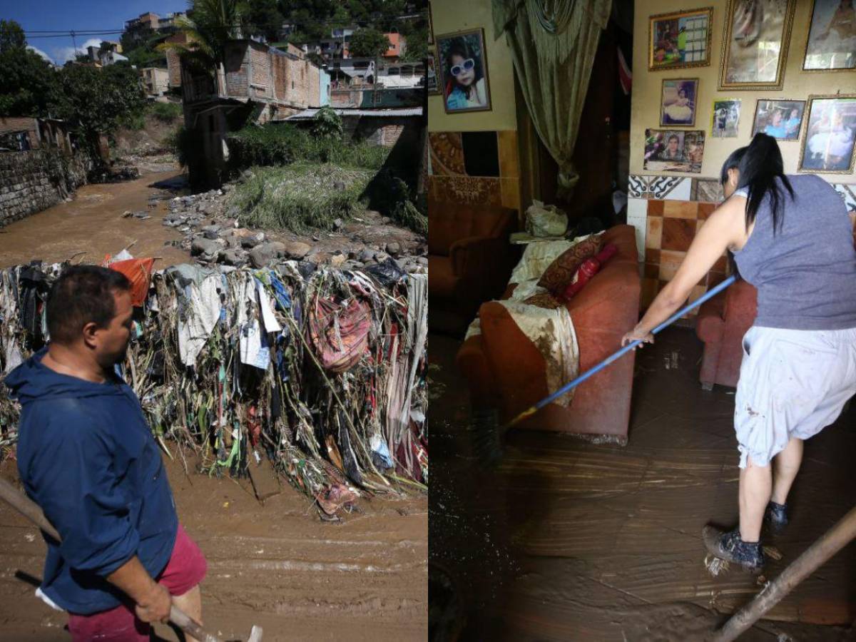 Pobladores de la colonia 1 de Diciembre en el DC y su calvario tras inundarse sus casas