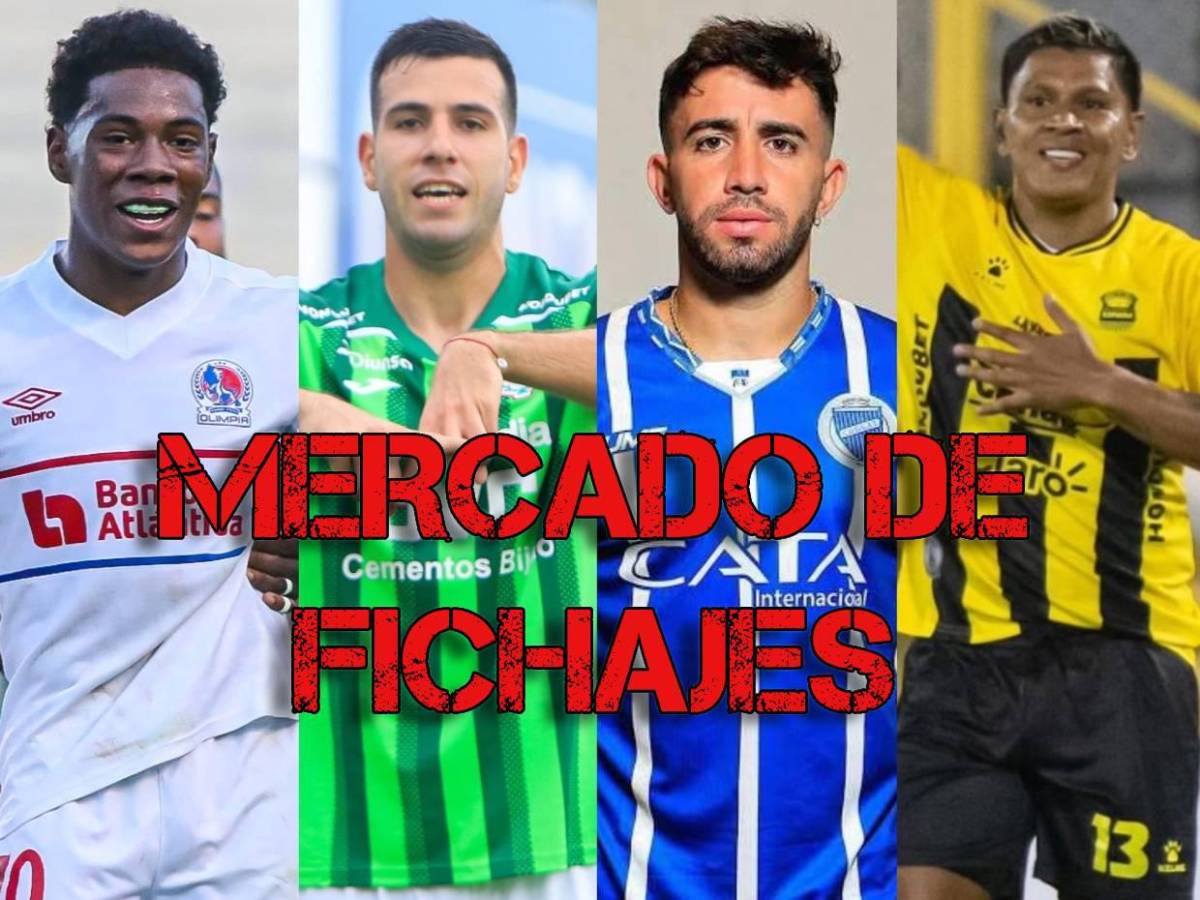 Fichajes: Dereck Moncada se va de Olimpia, Moya en la órbita de gigante y Auzmendi a Motagua