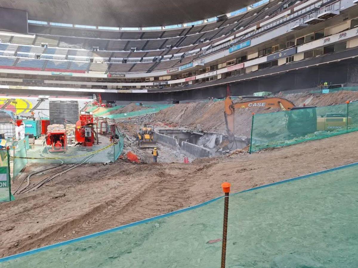 Así luce el Estadio Azteca por remodelaciones para Mundial 2026
