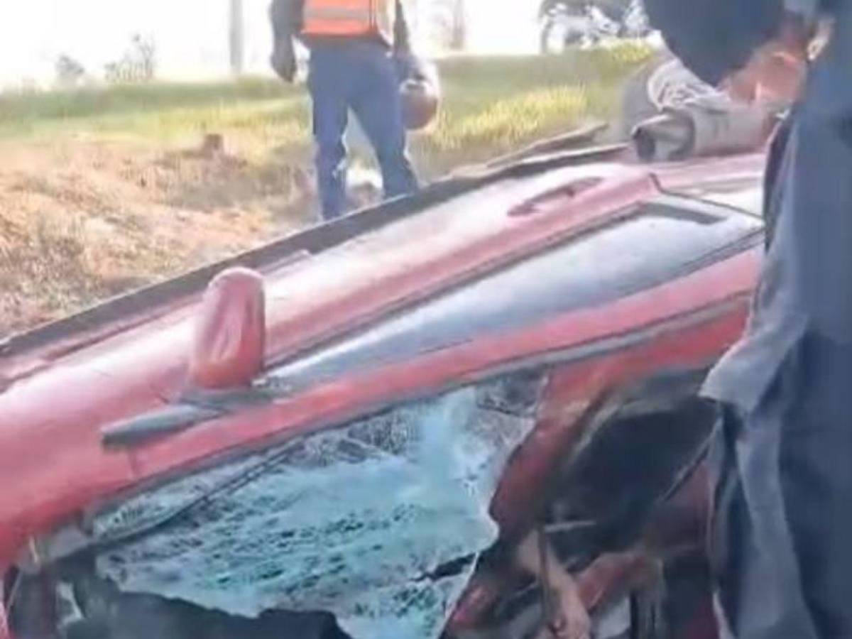 Impactó contra un muro de drenaje: El accidente mortal de Víctor José Alvarenga