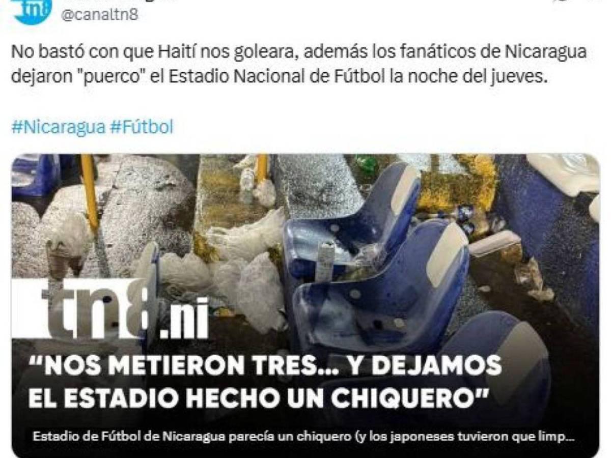 ¡Ejemplear! Japoneses se unen y limpian estadio tras partido de Nicaragua ante Haití