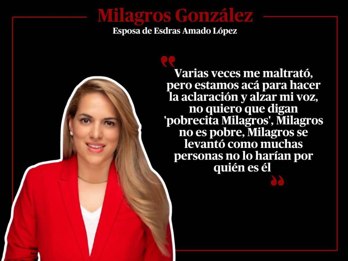 No hubo oración que cambiara la actitud de Esdras hacia mí: Milagros González