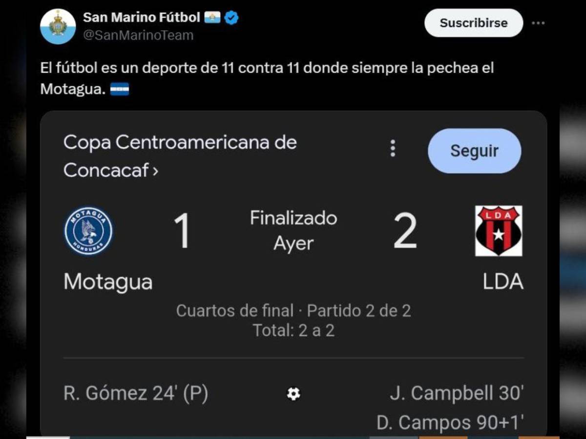 Equipo pecho frío: Lo que dice la prensa de Honduras y Costa Rica tras la eliminación de Motagua