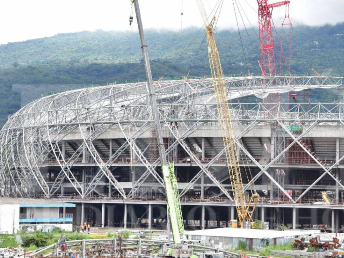 ¡Es una joya! Así avanza la construcción del mejor estadio de Centroamérica en El Salvador