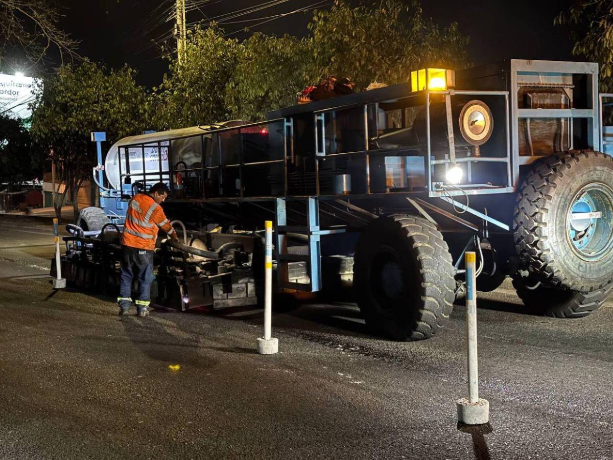 Se agiliza reconstrucción nocturna del Fuerzas Armadas con los “dragones”