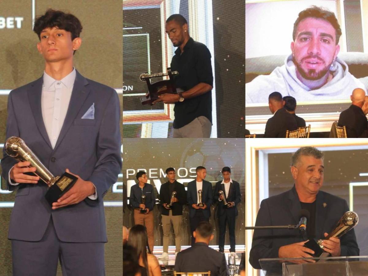 Motagua y Olimpia arrasaron: Así se vivió la premiación a mejores jugadores de Liga Nacional