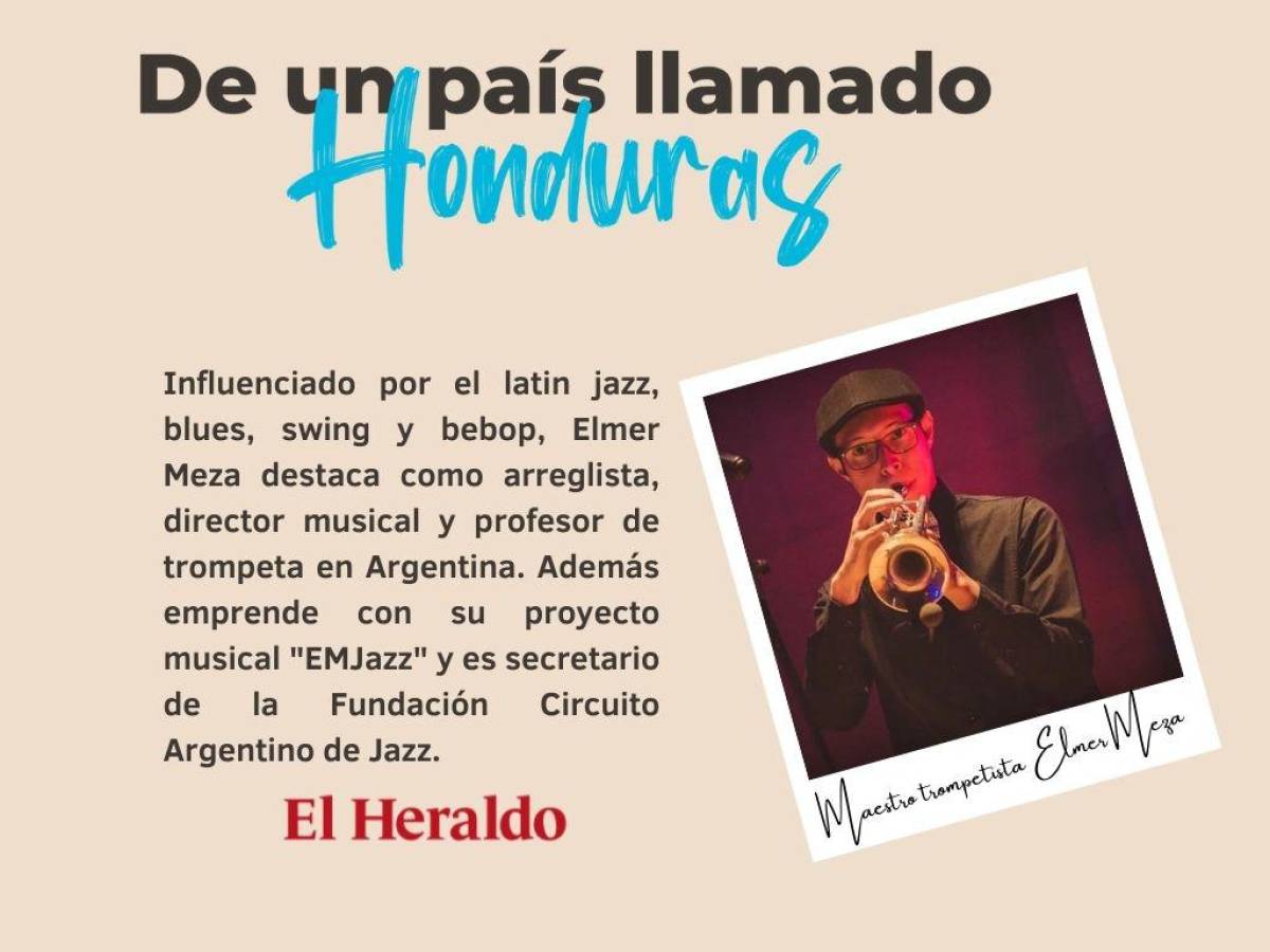 Elmer Meza, el trompetista hondureño que hace vibrar Argentina con EMJazz