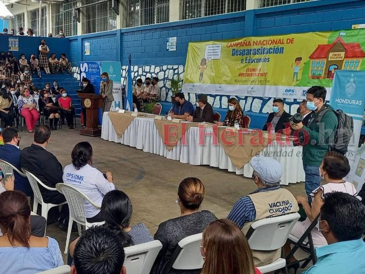 Honduras: Arranca desparasitación masiva de escolares a nivel nacional