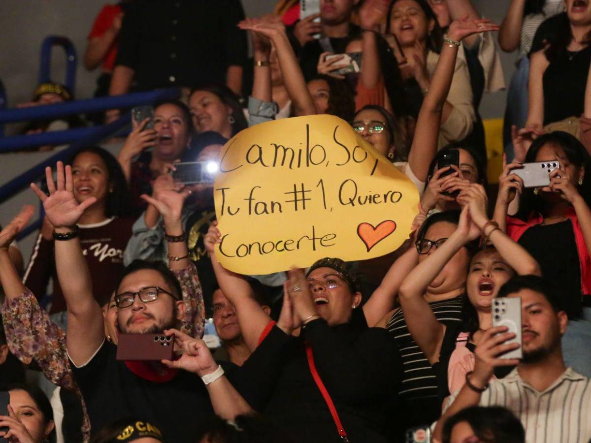 Las imágenes que dejó el concierto de Camilo en Honduras