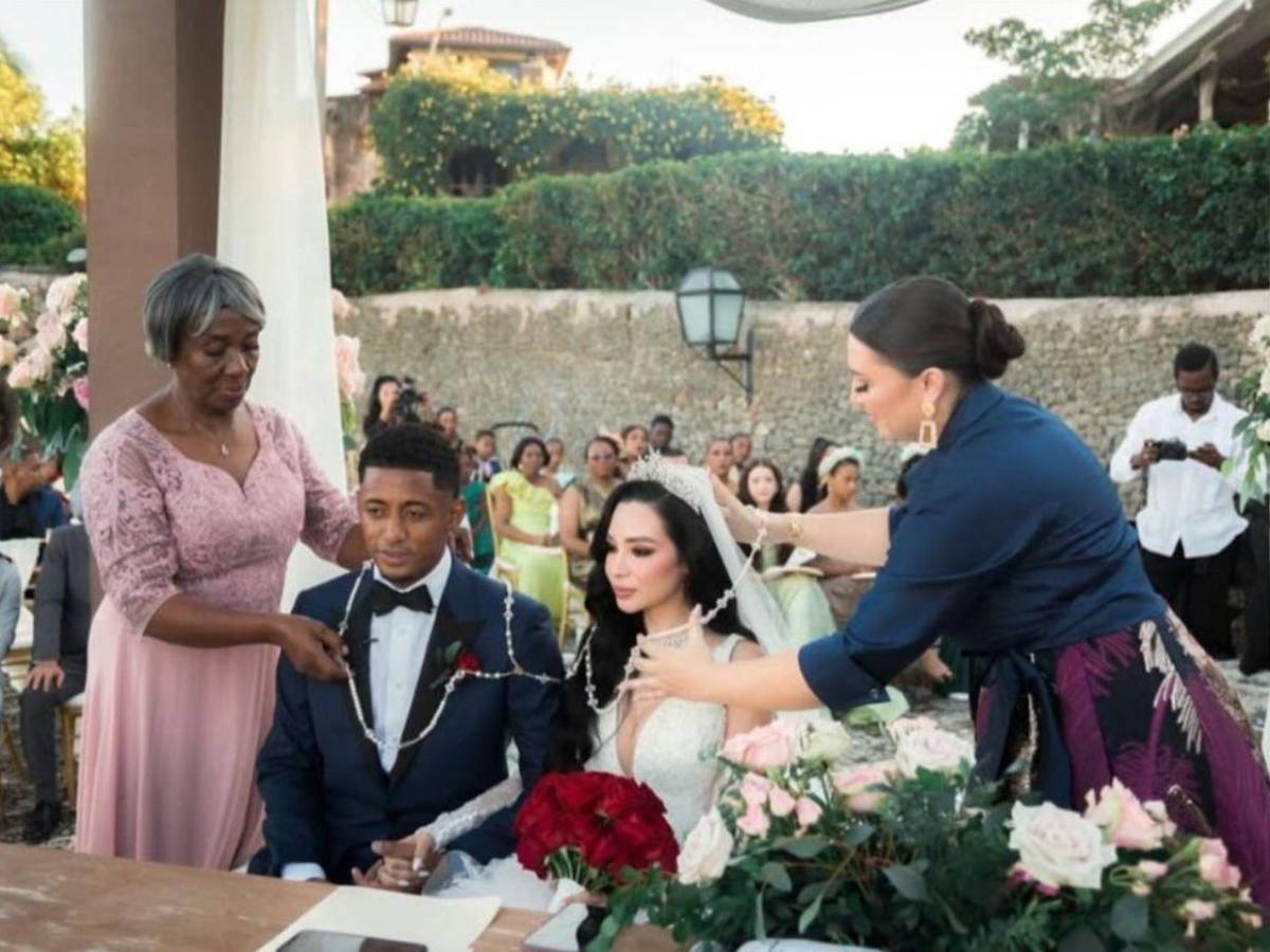 “Choco” Lozano se casa con modelo hondureña en República Dominicana