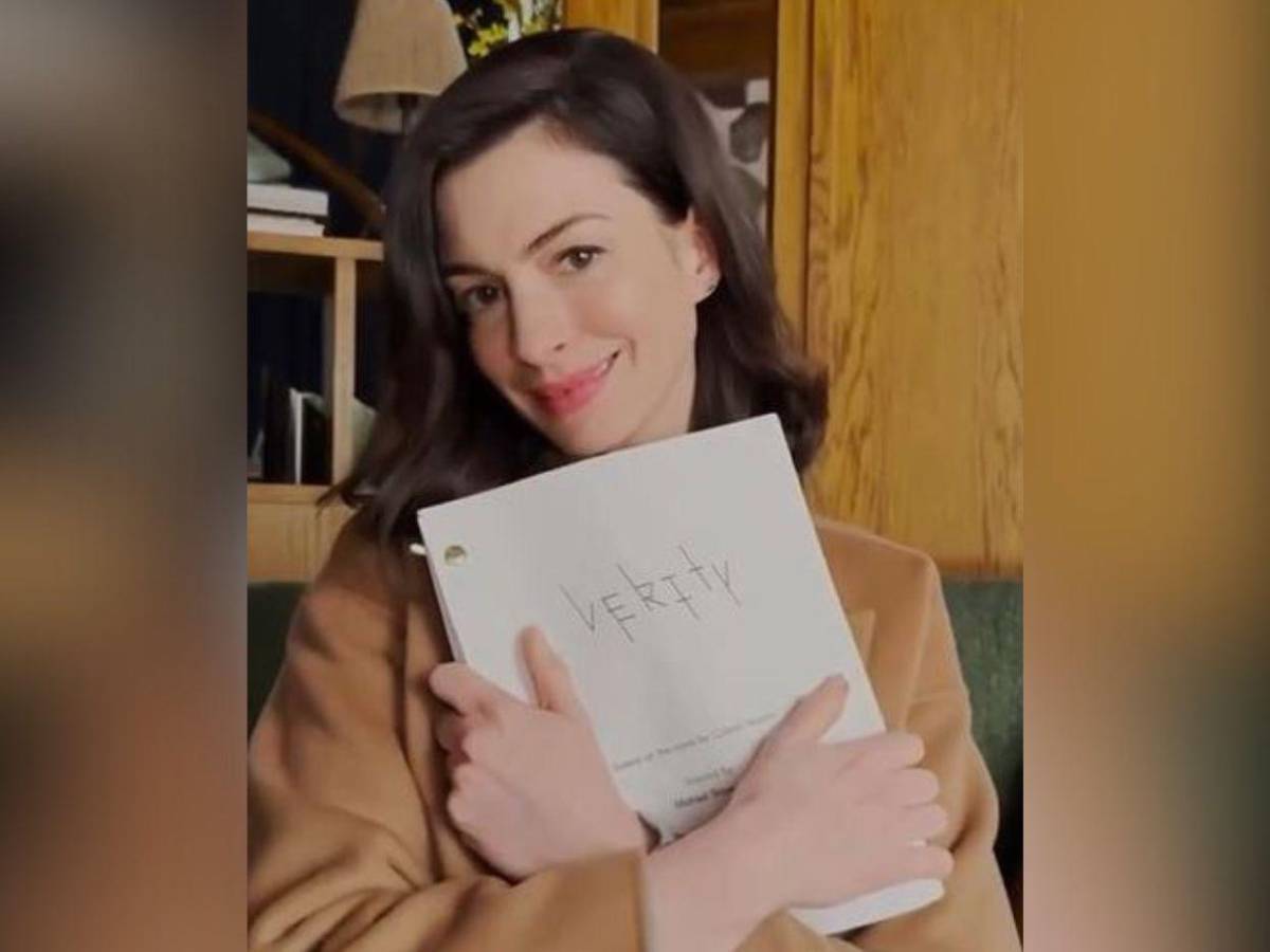 Finaliza el rodaje de la cinta Verity, con Anne Hathaway