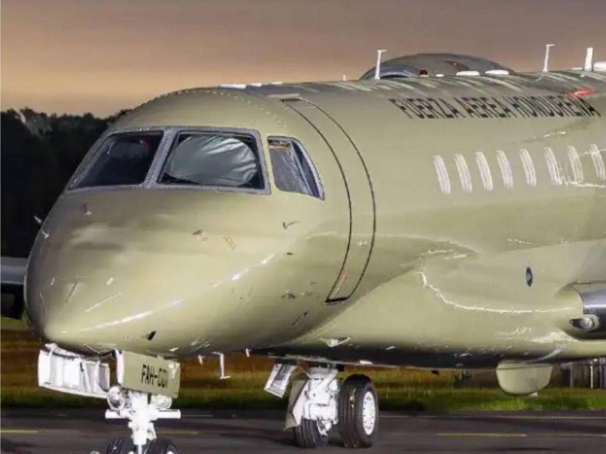 FOTOS: Así es el lujoso Embraer Legacy 600, jet presidencial que el gobierno de Honduras subasta