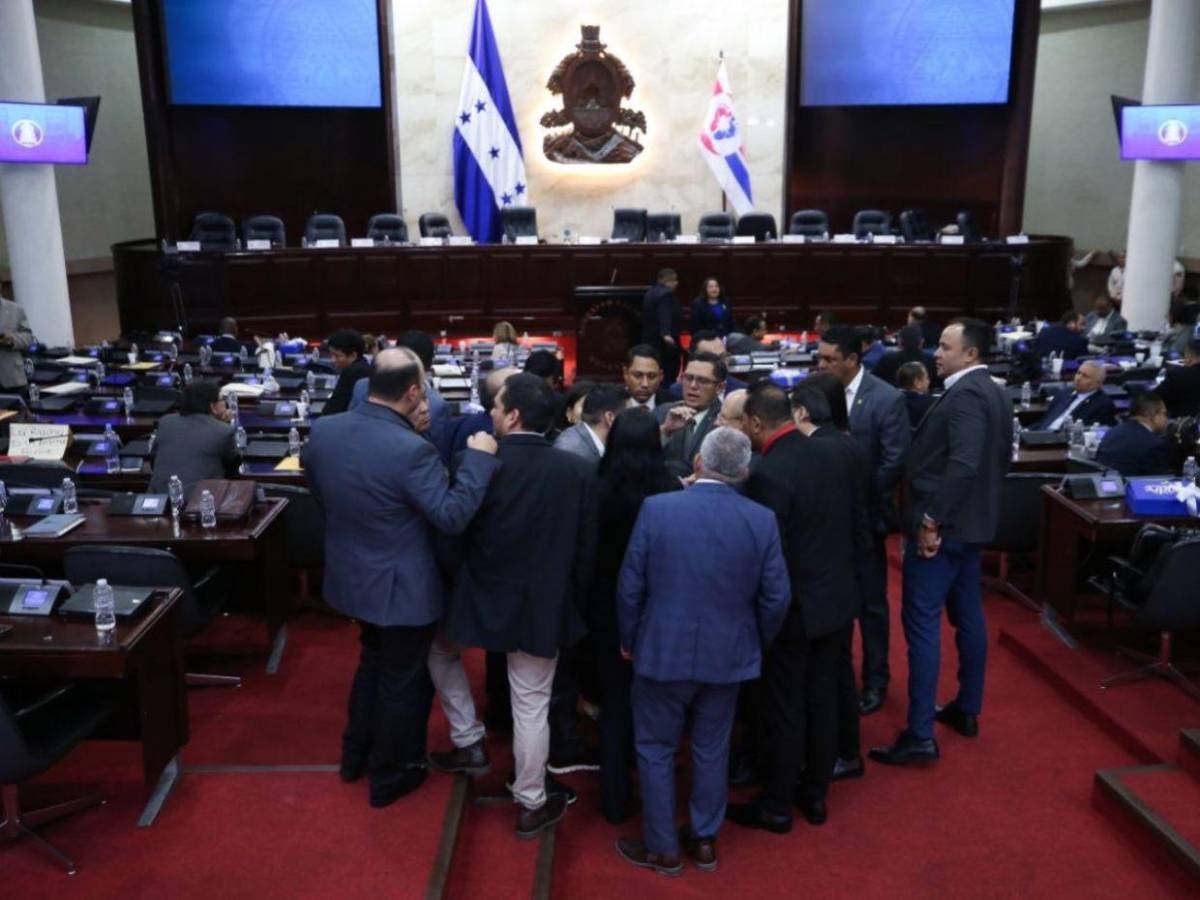 Empujones y gritos en el Congreso tras lectura de denuncia de juicio político