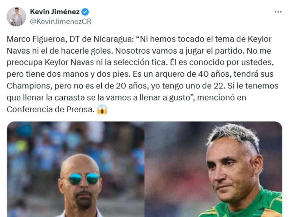 Técnico de Nicaragua hace grave denuncia y menosprecia a Keylor Navas: Así reaccionó la prensa