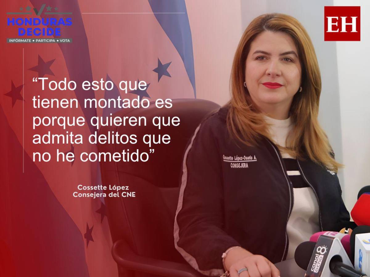 Estoy siendo amedrentada por todo un gobierno:  las frases de Cossette López al presentar querellas