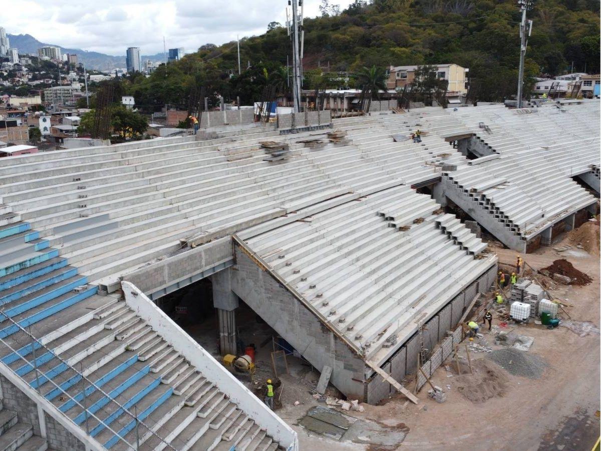 Así avanzan los trabajos de renovación en el estadio Nacional: Graderías a punto de entregarse
