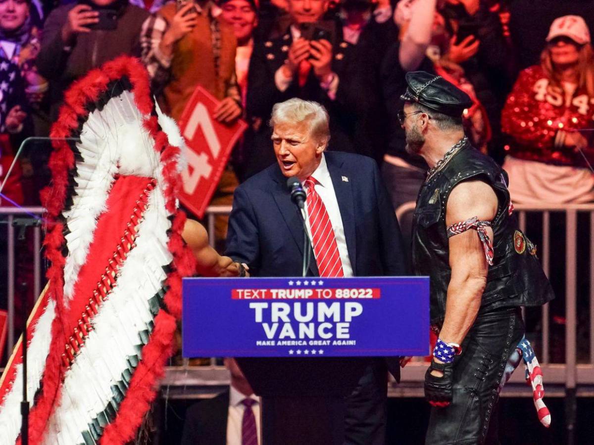 Las imágenes del rally que hizo Donald Trump en Washington previo a su investidura