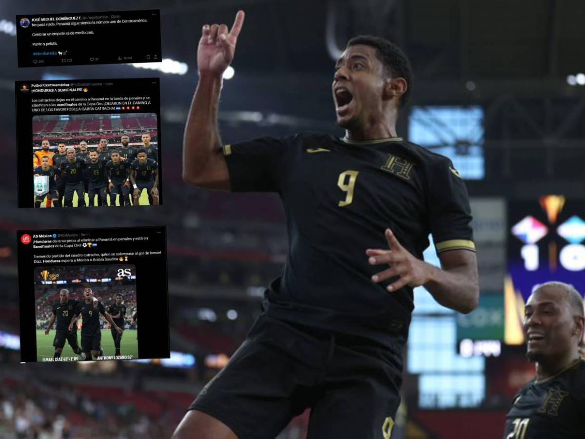 Así reaccionan los medios y periodistas tras que Honduras eliminara a Panamá de Copa Oro