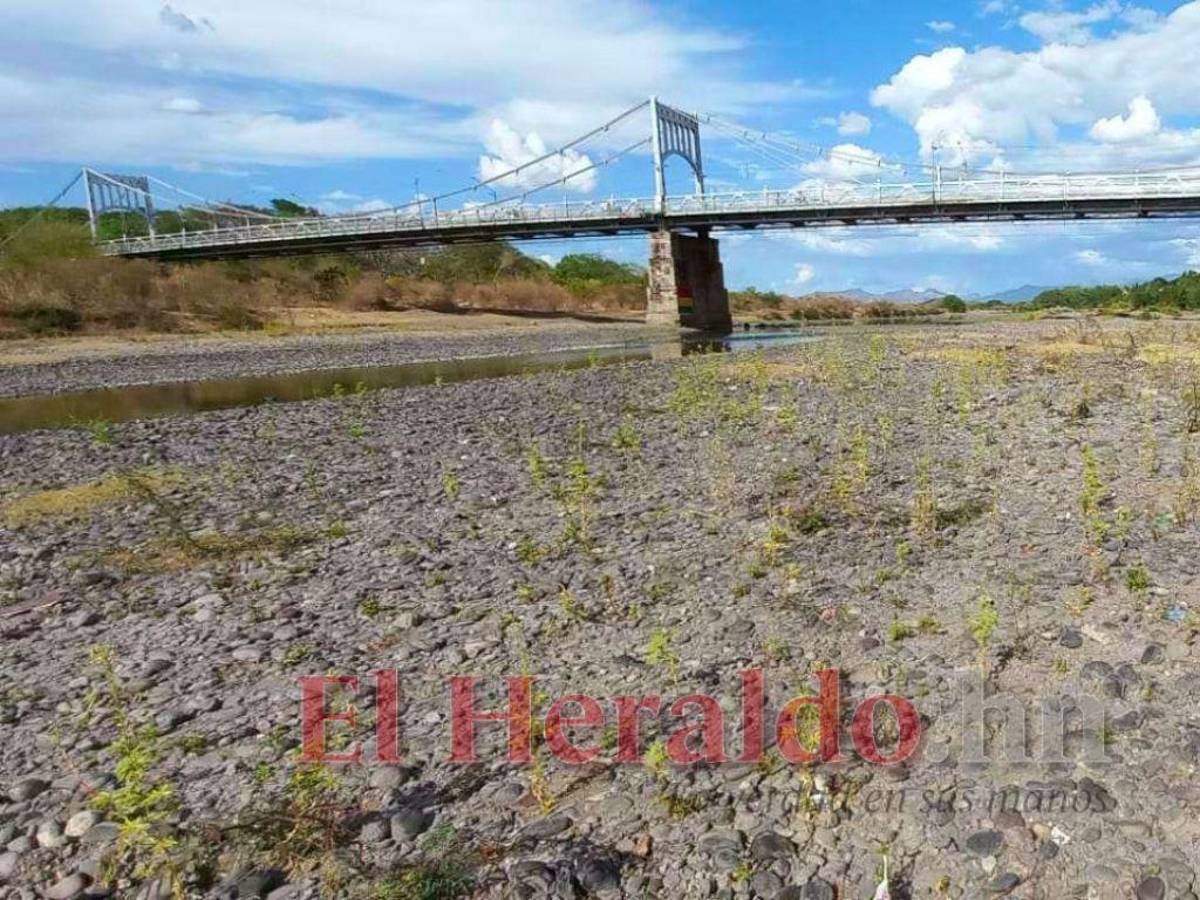 Choluteca solo tiene agua para abastecer a la población los próximos 15 días